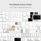 The Mockup Bundle Kit - 200+ Scenes