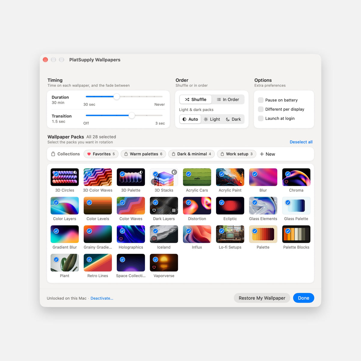PlatSupply Wallpapers App