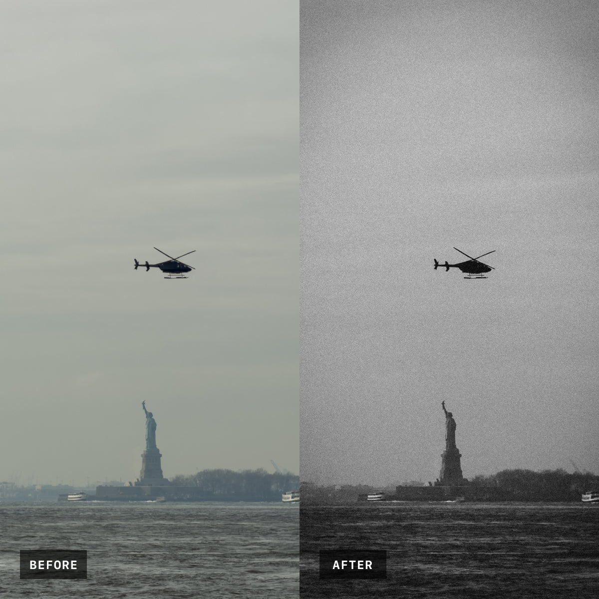 iPhone ProRAW Presets - Monochrome Collection