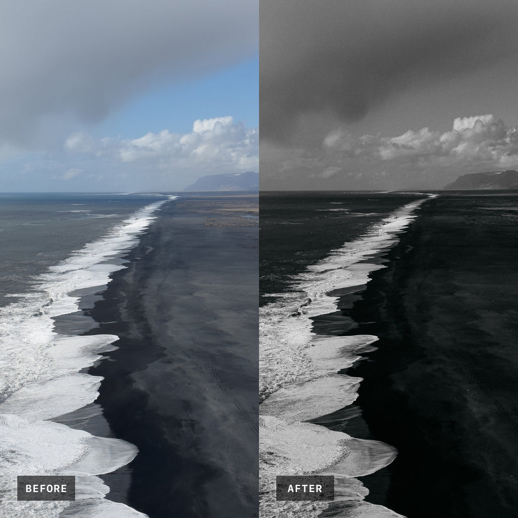 iPhone ProRAW Presets - Monochrome Collection