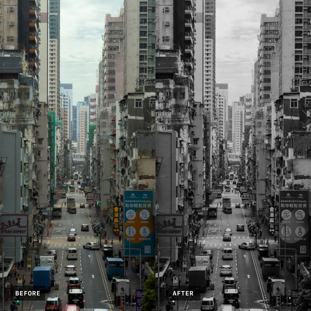 iPhone ProRAW Presets - Monochrome Collection