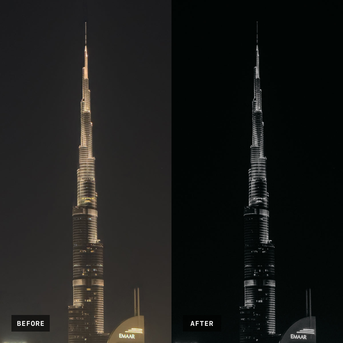 iPhone ProRAW Presets - Monochrome Collection