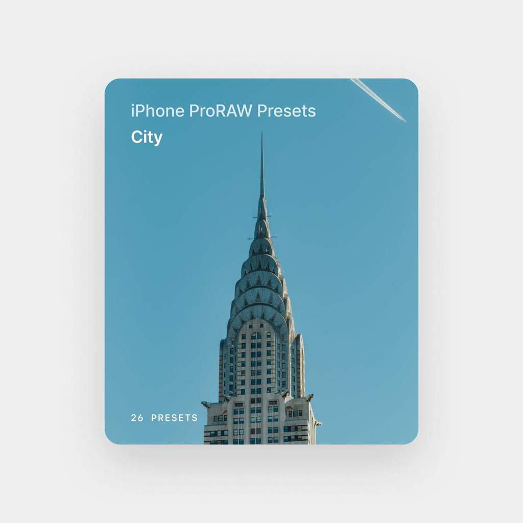 iPhone ProRAW Presets - City Collection