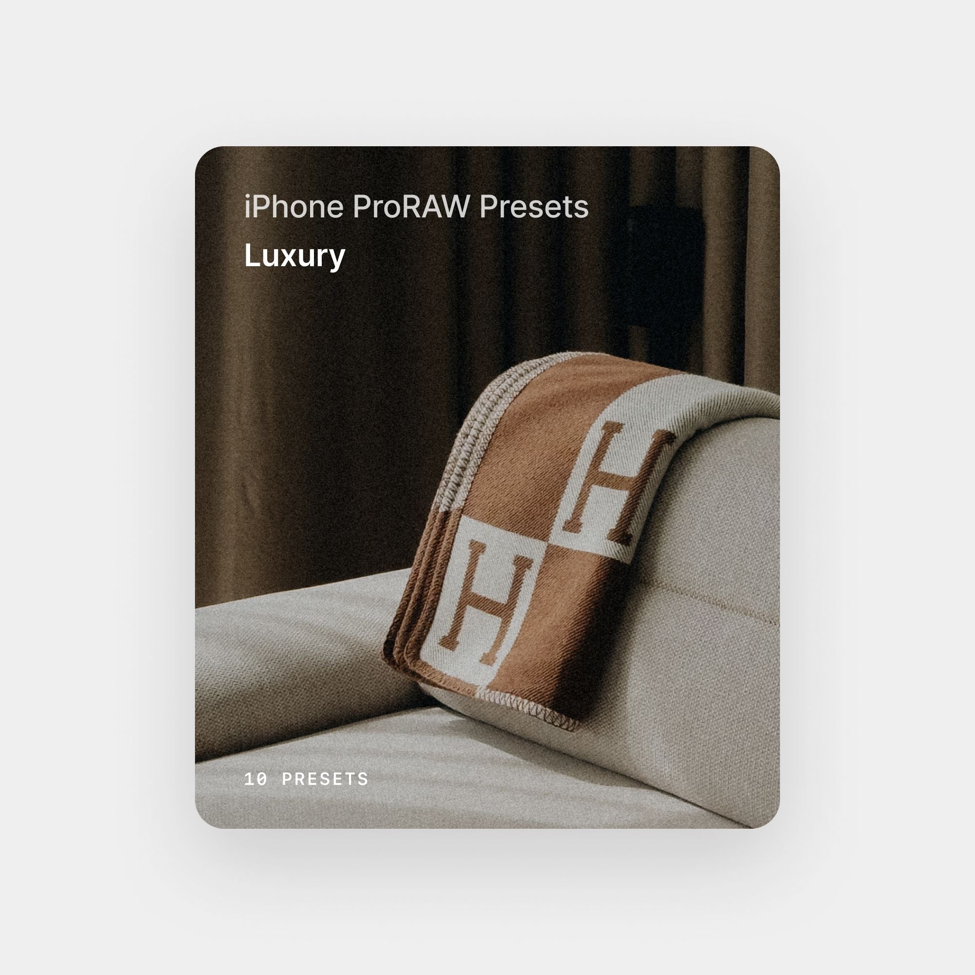 iPhone ProRAW Presets - Luxury Collection