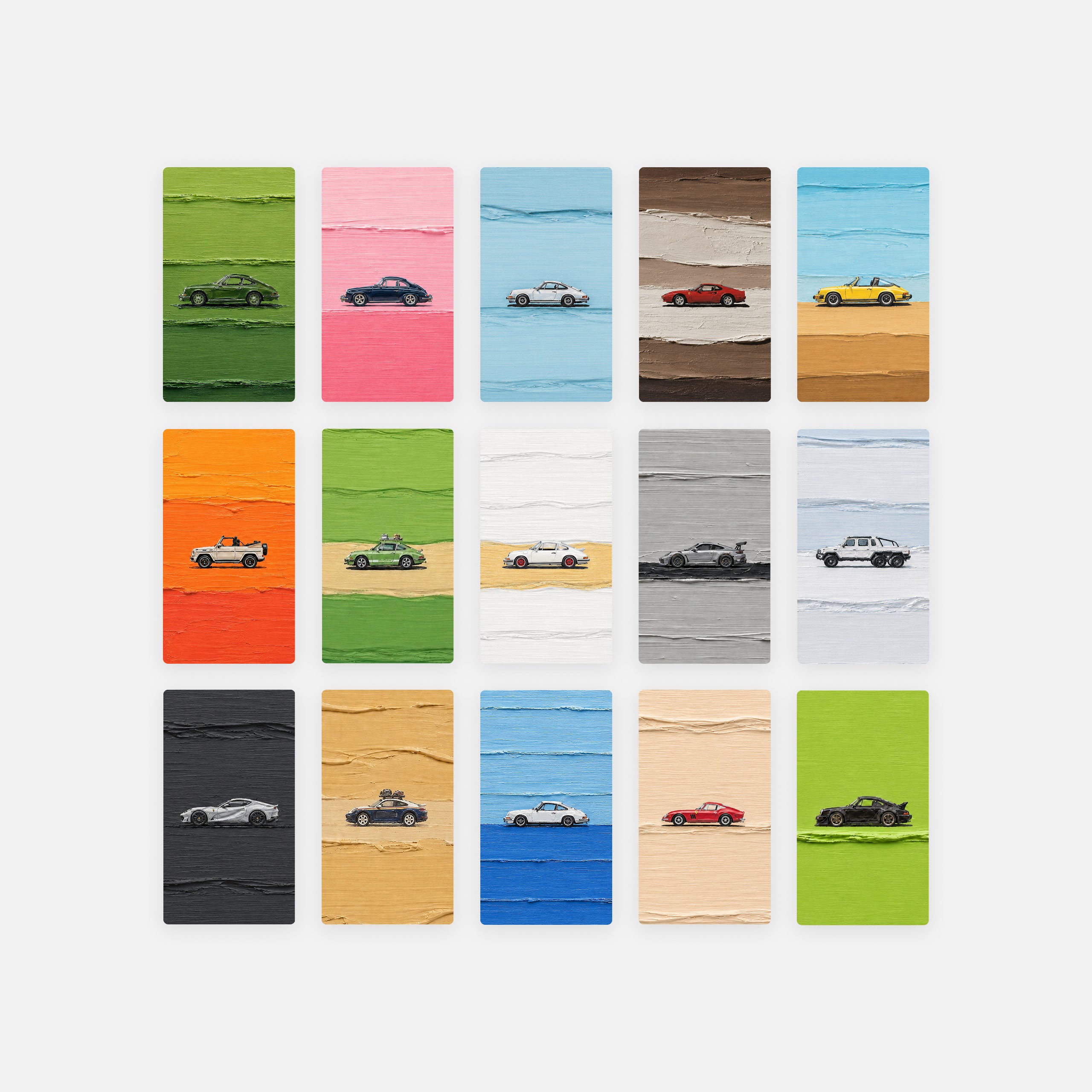 Acrylic Cars Wallpaper Pack