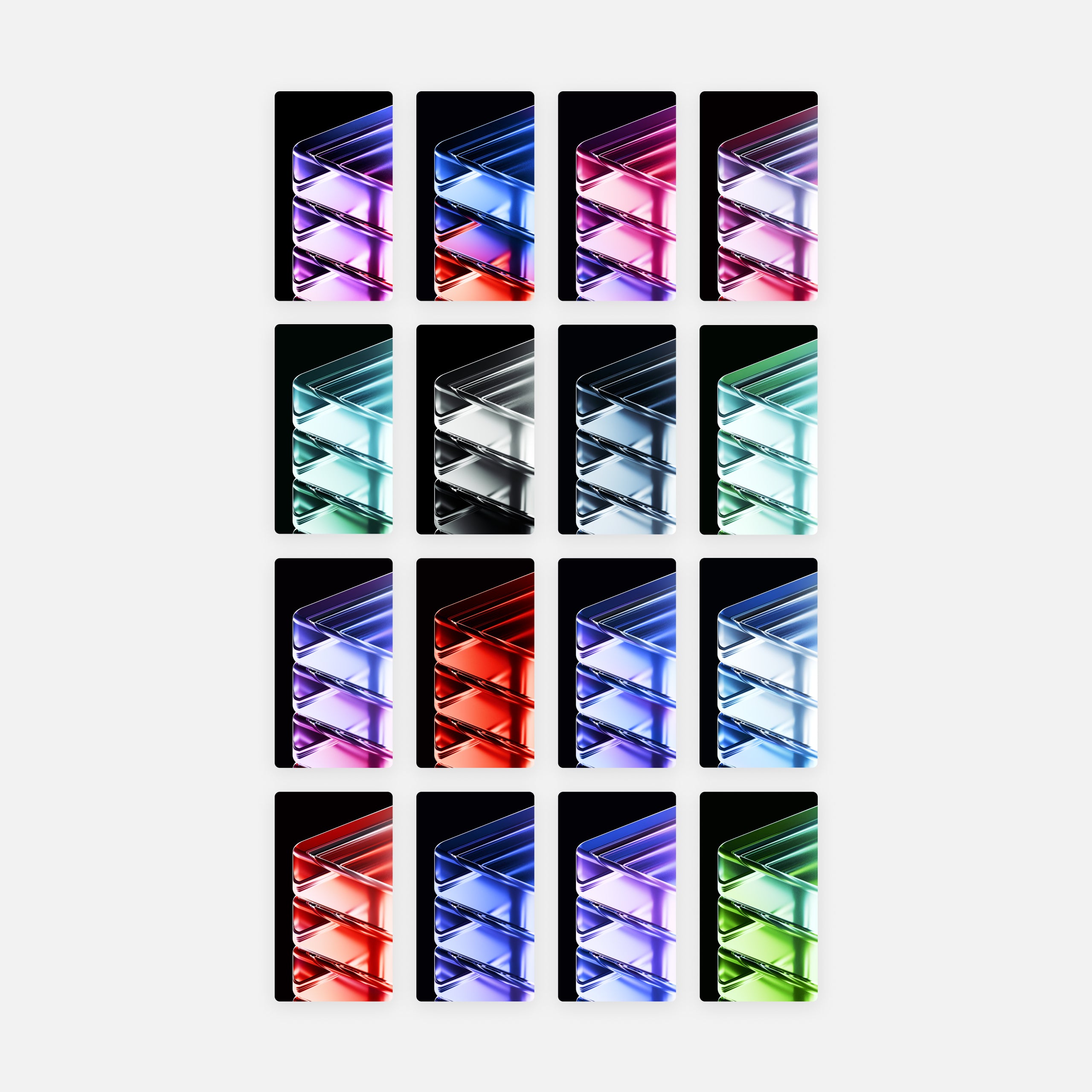 3D Stacks Wallpaper Pack