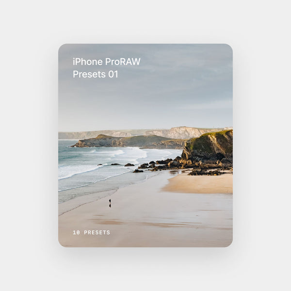 iPhone ProRAW Presets 01