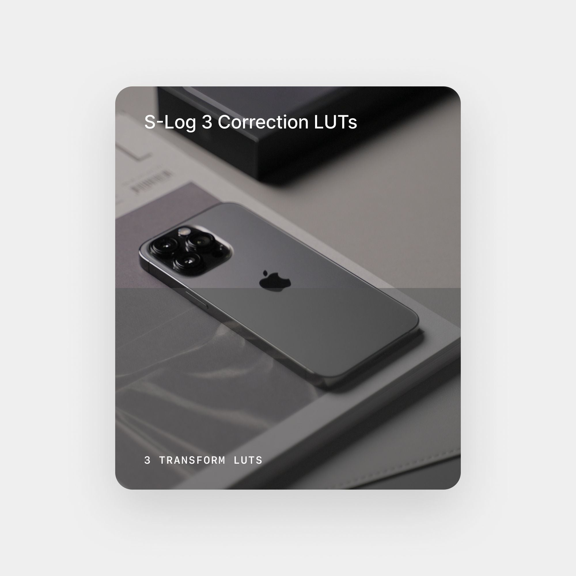 S-Log 3 Correction LUTs