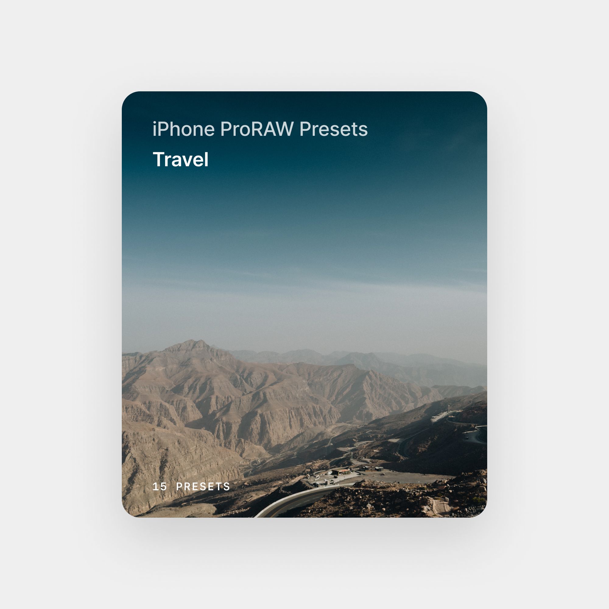 iPhone ProRAW Presets - Travel Collection