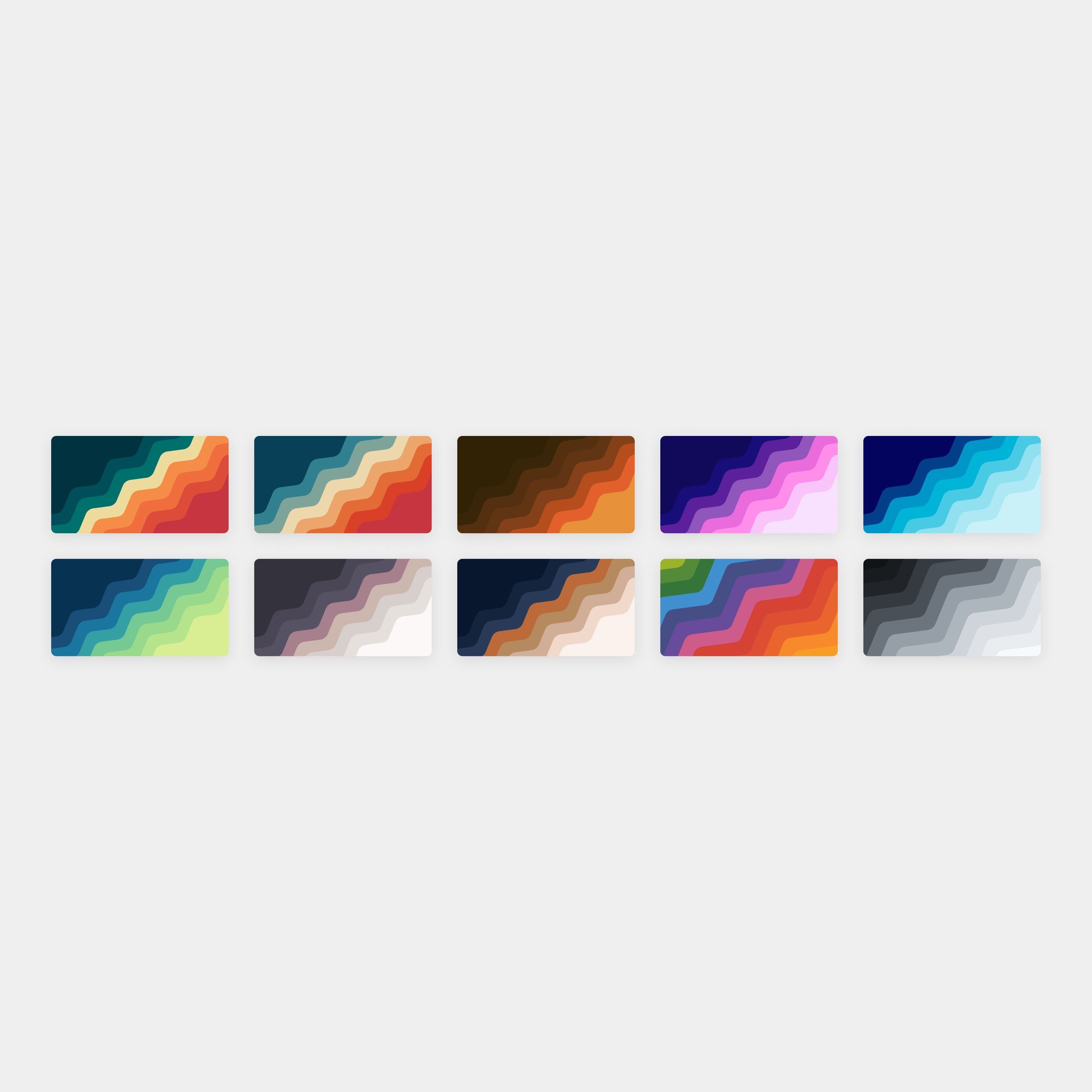 Color Waves Grid
